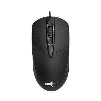 FRONTECH Premium Wired USB Mouse - 1000 DPI Resolution, Compact & Stylish - Windows Compatible (MS-0048)