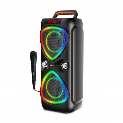 FRONTECH Smash-251 Party Speaker | 30W| RGB Lights | Dual 4” Drivers 