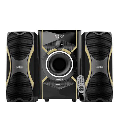FRONTECH SW-0089 Buzz 80W 2.1 Channel Bluetooth, Wired Multimedia Speaker - with 1 Year Warranty | Black