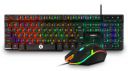 Frontech Wired Gaming Keyboard and Optical Mouse| RGB Backlight |104 Keys (KB-0040) Combo Set  (Black)...