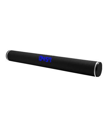 FRONTECH Wireless Bluetooth Speaker with Digital Clock | Upto 3 Hours Playback Time | Dual 5W Drivers