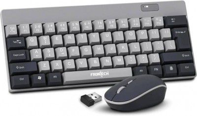 Frontech Wireless Keyboard and Mouse Combo with 2.4GHz Technology and 1600 DPI Mouse Combo Set