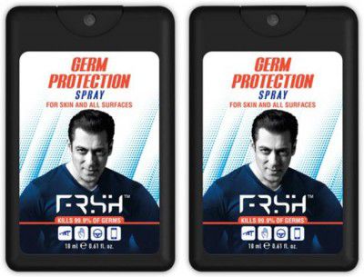 Frsh by Salman Khan Germ Protection Spray Combo 18ml Pack of 2 (36 ml)