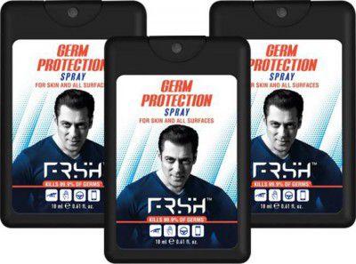 Frsh by Salman Khan Germ Protection Spray Combo 18ml Pack of 3 (54 ml)