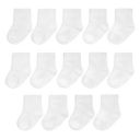 Fruit of the Loom Baby 14-Pack Grow & Fit Flex Zones Cotton Stretch Socks - Unisex, Girls, Boys...