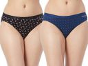 Fruit of the Loom FBKP02-2P Better Basics Womens Bikini, Assortment 4, Small (Pack of 2)...