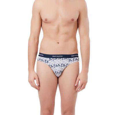 Fruit of the Loom Super Soft Cotton Hip-Briefs for Men | Full Hip Coverage | Snug Fit | WHITE Pack of 1