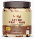 Fruitri Premium Brazilian Nuts 100g, Rich in Selenium and Magnesium, Handpicked Exotic Brazil nuts dry fruits, Jar pack...