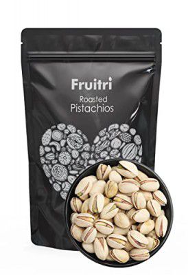 Fruitri Premium Organic Pistachios Nut, Roasted and lightly Salted, 100% Pure Natural Irani Pista, 200g