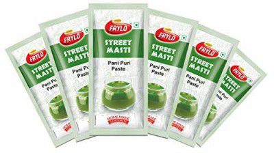 Frylo Street Masti Pani Puri Paste, Tasty Golgappa Paste for Mixed Tangy and Spicy Taste, Great for Poochka, Dahi Puri & Bhel - 240GM (Pack of 6) (Each 40gm)