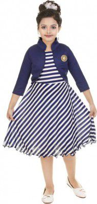FTC FASHIONS  Girls Mini/Short Festive/Wedding Dress (3/4 Sleeve)