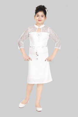 FTC FASHIONS  Mini/Short Festive/Wedding Dress (3/4 Sleeve)