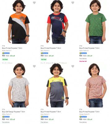 FTX Kids T Shirts Starts ₹89