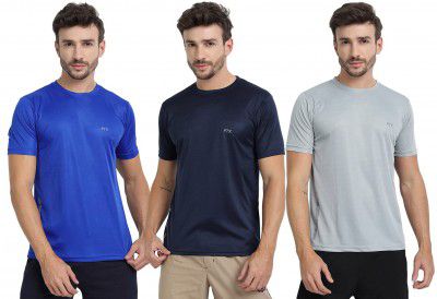 FTX Mens Dri-Fit Round Neck T-Shirt Combo - Pack of 3 (723)