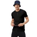 FTX Men's Solid Regular Fit T-Shirt (783-PO1_Black...