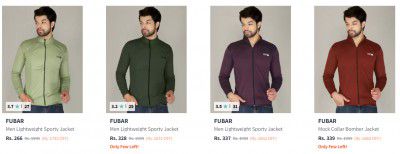 Fubar Jackets For men Upto 90% Off