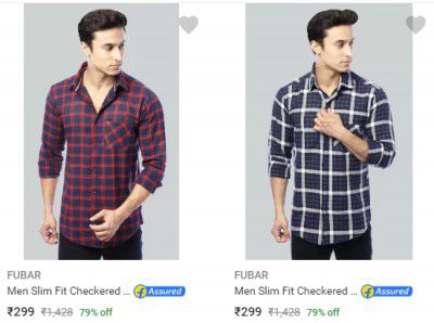FUBAR Men Shirt Upto 81% off