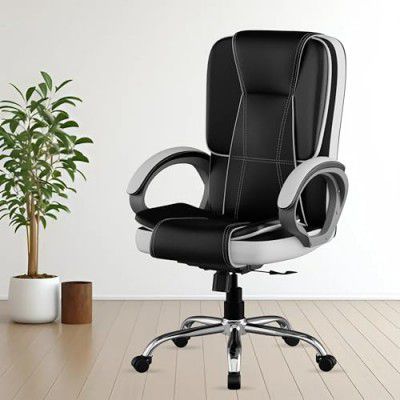 FUGO FG12 Ergonomic Office Chair, 3Year Warranty (Black & White)