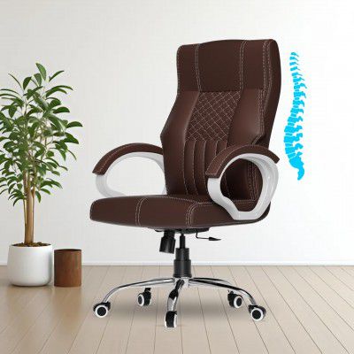 FUGO FG21 Ergonomic Office Chair, Tilting Mechanism,Heavy Duty Metal Base,Dual Nylon Casters
