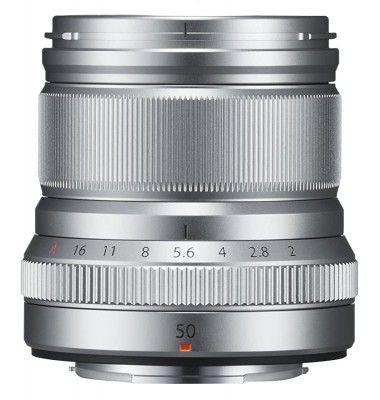 Fujifilm Fujinon XF 50mm F2 R WR Prime Lens - Silver (Weather Resistance)