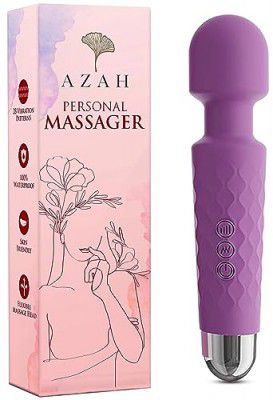 Full Body Massager for Female and Men by AZAH with 20+ Vibration Modes, Rechargeable, Waterproof Full Body Massager and Personal Body Massager with Skin Friendly Medical Grade Material
