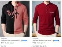 Full Sleeve Men's T-Shirts @ ₹199...