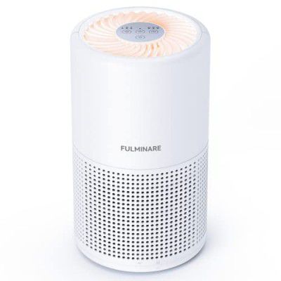 FULMINARE Air Purifiers for Bedroom, H13 True HEPA Air Filter, Quiet Air Cleaner With Night Light,Portable Small Air Purifie
