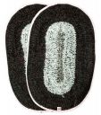 Fun Homes Cotton Indoor Machine Washable Doormat, BathMat- Pack of 2 (Brown)...