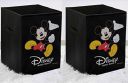Fun Homes Disney Mickey Mouse Print Non Woven Fabric Foldable Laundry Basket (Set of 2, Black)...