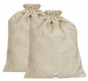 Fun Homes Jute Small Size Potli Gift Bags - Pack of 2 (Gold) (Model: HS_36_FUNHOMES019512)...