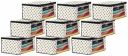 Fun Homes Polka Dots Printed 9 Pieces Non-Woven Fabric Saree Cover with Transparent Window, Extra Large (Ivory)...