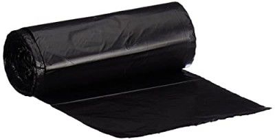 Fun Homes Small 30 Biodegradable Garbage Bags, Dustbin Bags, Trash Bags For Kitchen, Office, Warehouse, Pantry or Washroom, 17x19 Inches (Black)-HS41FUNHH24000