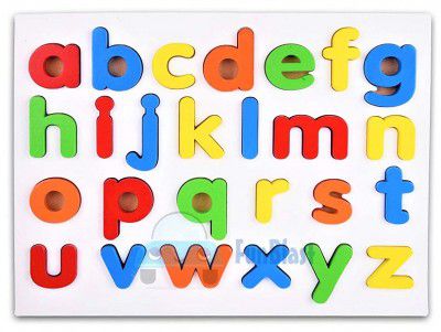 FunBlast 3D Wooden Learning Small Letters Alphabets Board