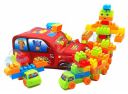 FunBlast Girls, Boys Best Bag for Kids Packing Building Blocks with Wheel Toy (Multicolor) - 100 Pieces Including Wheels...