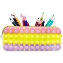 FunBlast Pop it Pouches for Girls, Pencil case pop it Toy, Pop it Stationery Kit - Pack of 1, Pop Bubble Stationery Storage Bag - (Yellow Pouch)...