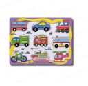FunBlast Transport Puzzle Board- Pack of 1 Wooden Toys, Educational Toys for Kids, Montessori Wooden Learning Puzzle Board Toy, Wooden Toys for Kids -Multicolor...