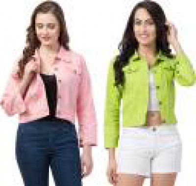 Funday Fashion  Full Sleeve Solid Women Casual Jacket
