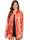 FUNDAY FASHION Women Boxy Fit Solid Casual Long Shirt...