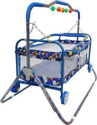 funtoos Baby bassinet for new born baby swing cradle cum stroller