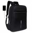 FUR JADEN Anti Theft Number Lock Backpack Bag with 15.6" Laptop Compartment...
