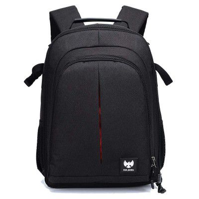 FUR JADEN DSLR SLR Camera Lens Shoulder 14 Inch Laptop Backpack for Canon Nikon Sigma Olympus with Tripod Holder