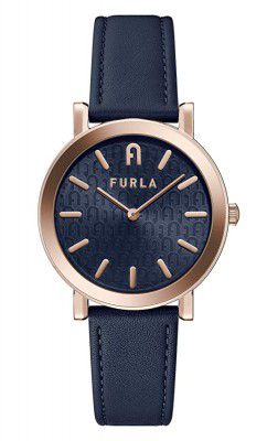 FURLA Net Analog Blue Dial Womens Watch-WW00003004L3