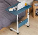 Furn Master Wood Portable Laptop Table (Finish Color - Blue)...