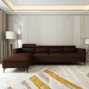 [Extra ₹15457 OFF] FURNY Alezara 5 Seater Fabric LHS L Shape Sofa Set...