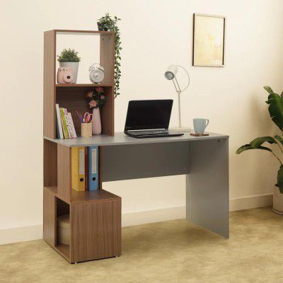 FURNY Aspen Engineered Wood Study Table, Computer Desk, Premium Built Quality (Brown)