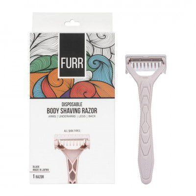 FURR Disposable Body Shaving Razor for Women | 1N | Gentle On Skin | No Cuts & Bumps