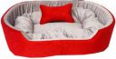 Furry Smile Simple Letest Beds , Sofas & Chair With Haddi For Dog And Cat S Pet Bed (Red & Grey)...