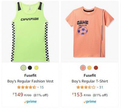 Fusefit  T-Shirt Upto 90% off