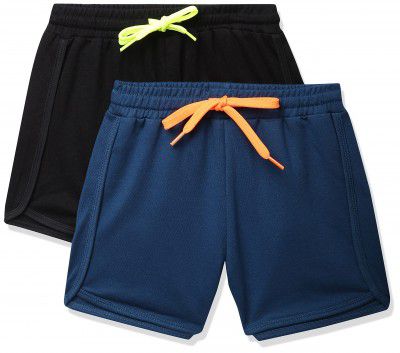 Fusefit Girls Hybrid Shorts (FFA-KG056-03-11-12-1999_Black_12 Years)