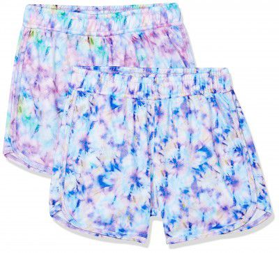 Fusefit Girl's Hybrid Shorts (FFA-KG060-03-5-6-1999_Multicolor_6 Years)